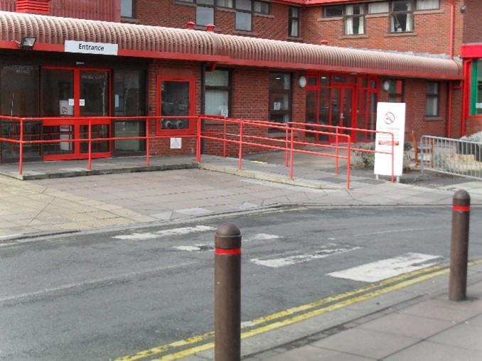 Hospital ramp - Southport Access For Everyone (SAFE)